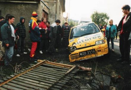 Jacek Sikora i Marek Kaczmarek - Fiat Cinquecento Sporting.